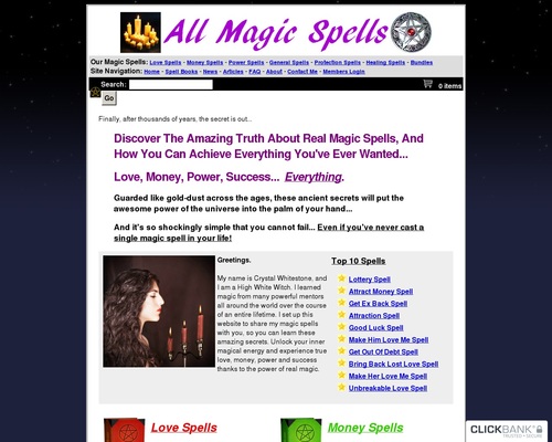 allmagic x400 thumb All Magic Spells (TM) : Top Converting Magic Spell eCommerce Store