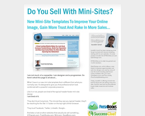price351 x400 thumb Sales Page Templates, Landing Page Templates, Squeeze Page Templates