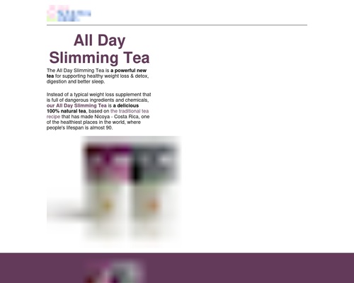 allslimtea x400 thumb All Slimming Herbs Homepage CLICKBANK