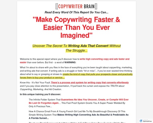 copybrain x400 thumb CWB Letter - Copywriter Brain
