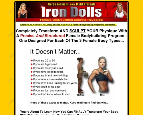irondoll x400 thumb Female Bodybuilding Program to Transform Your Body