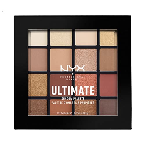 NYX PROFESSIONAL MAKEUP Ultimate Shadow Palette, Eyeshadow Palette – Warm Neutrals NYX PROFESSIONAL MAKEUP Ultimate Shadow Palette, Eyeshadow Palette – Warm Neutrals