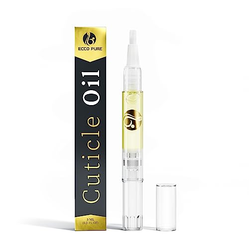 ECCO PURE Cuticle Oil Pen – Professional Manicure & Pedicure Accessory – Cuticle Softener & Nail Strengthener With Vitamin E