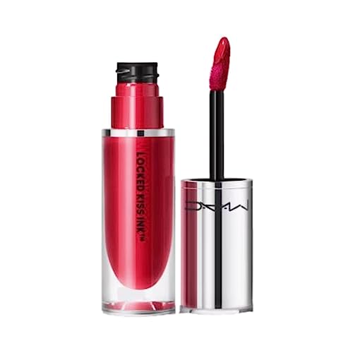 MAC Locked Kiss Ink 24HR Lipcolour Lipstick – 77 Gossip (Fuchsia Pink) – .14 fl oz / 4 mL